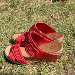 UGG wedge sandals
